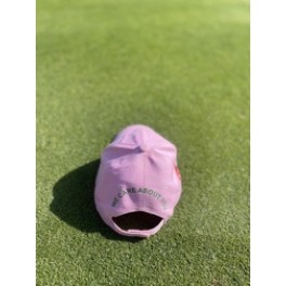 Pembe Golf Şapkası